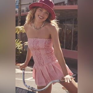 Anthropologie Celandine Strapless Romper BNWT